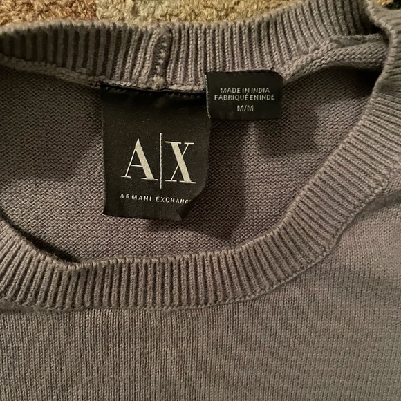 Armani Exchange pull over ombré sweater medium - Picture 2 of 2
